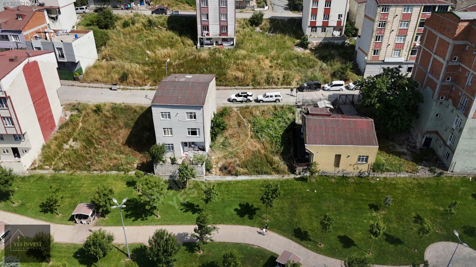 YUNUS EMRE MAHALLESİ PARK CEPHELİ SATILIK ARSA